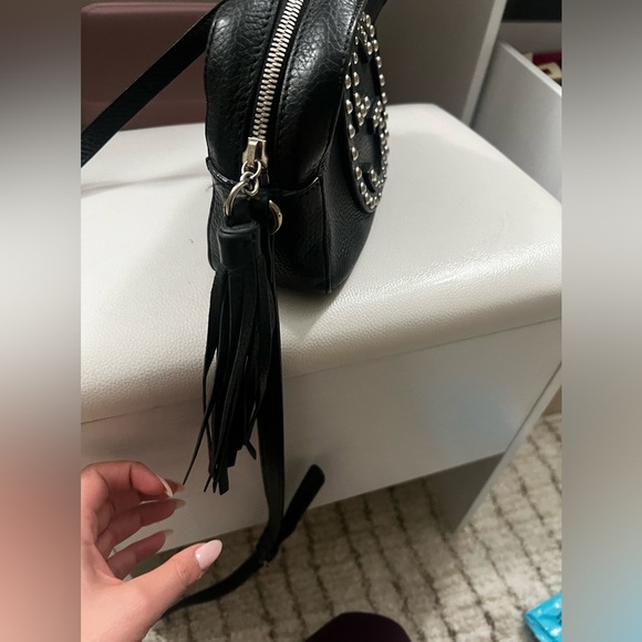 COPY - AUTHENTIC Gucci Soho Disco Bag – Black Pebbled Leather - Picture 4 of 8